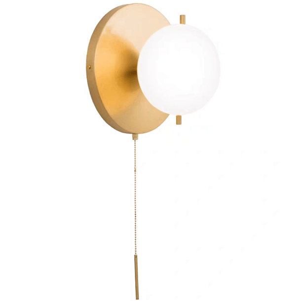 Nordic Warm Brass Wall Lamp