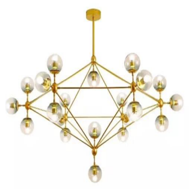 American Retro Industrial Style Spider Chandelier