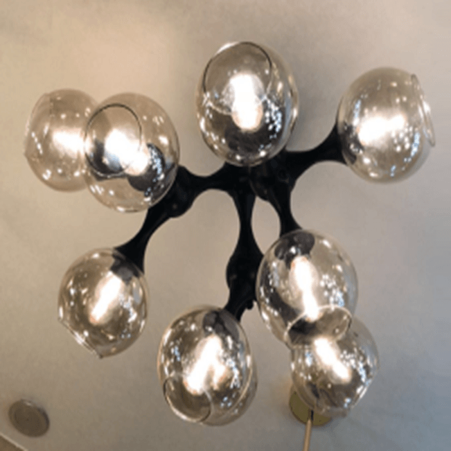 Creative Black Ball Chandelier