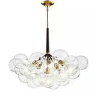 Children's Room Cowhide Bubble Ball Chandelier