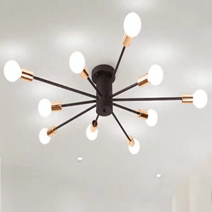 Study Warm White Chandelier