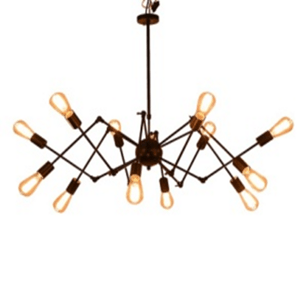 American Country Spinning Spider Claw Chandelier