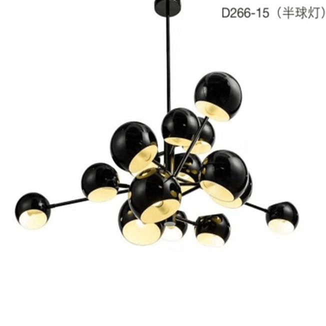 Modern Multi Head Iron Art Chandelier