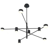 Small 6 Head Monochromatic Light Chandelier