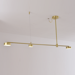 Post Modern Art Long Row Chandelier