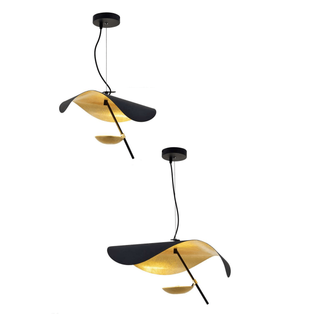 Light Luxury Warm Light Flying Saucer Chandelier