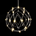 Creative atmospheric light cubic sphere three-dimensional chandelier