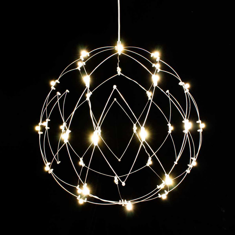 Creative atmospheric light cubic sphere three-dimensional chandelier