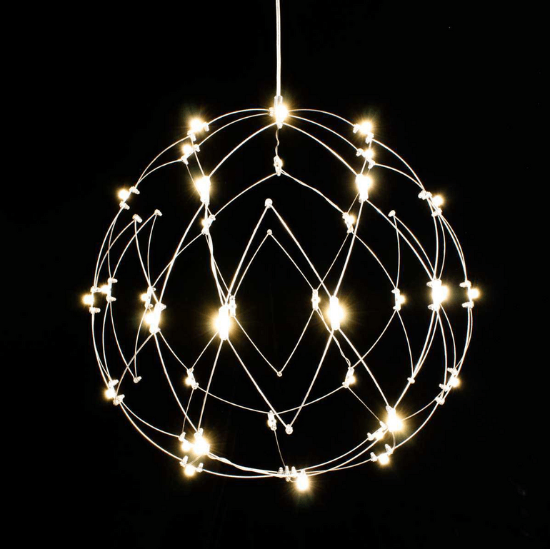 Creative atmospheric light cubic sphere three-dimensional chandelier