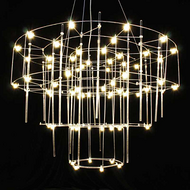 Circular cake light cube creative chandelier