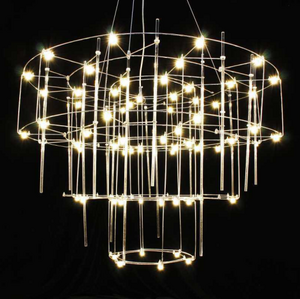 Circular cake light cube creative chandelier