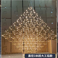 Star Rain Series Ultra Large (Sparse Edition) - Minimalist Creative Crystal Chandelier