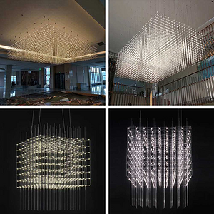 Light Cube non-standard engineering customized large chandeliers