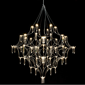 Star Rain Little Man Waist (Wave) Edition Crystal chandelier