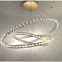 304 stainless steel star chain minimalist creative circle chandelier