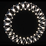 High end minimalist exhibition hall starry donut chandelier