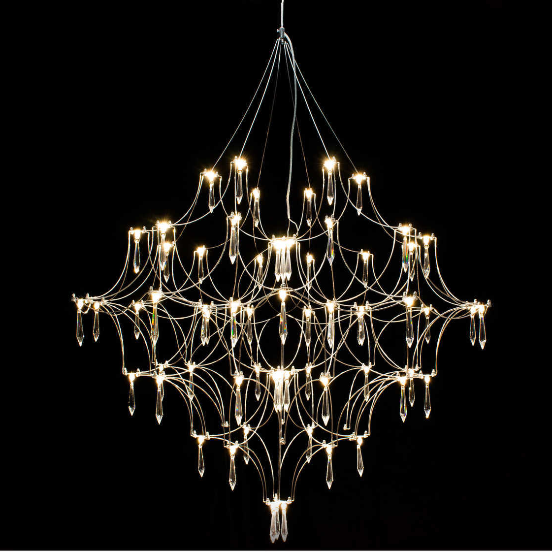 Full Sky Star Non Standard Starlight Blooms Umbrella Crystal Chandelier