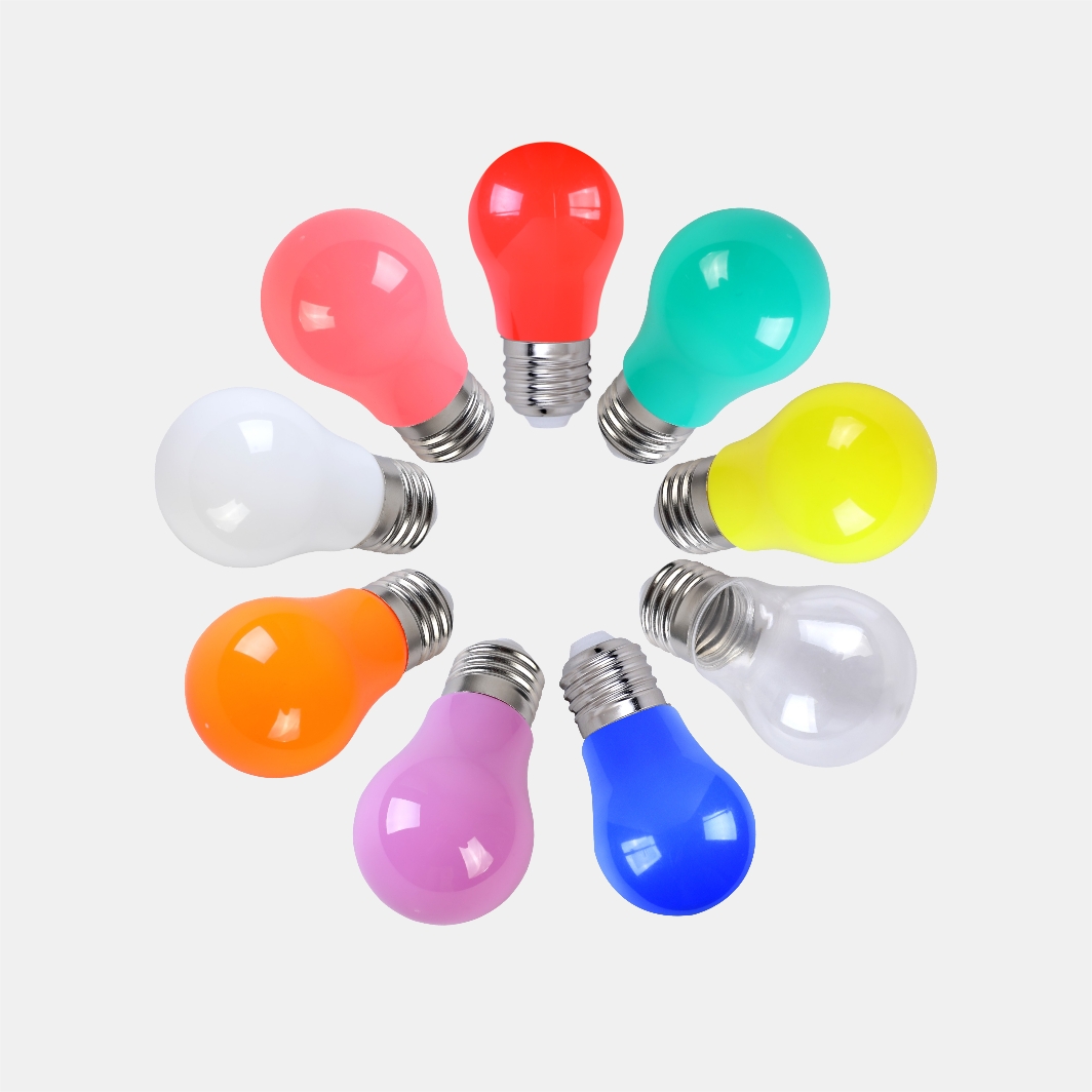 KLK45 decorative Edison blow molded colorful ball bulb