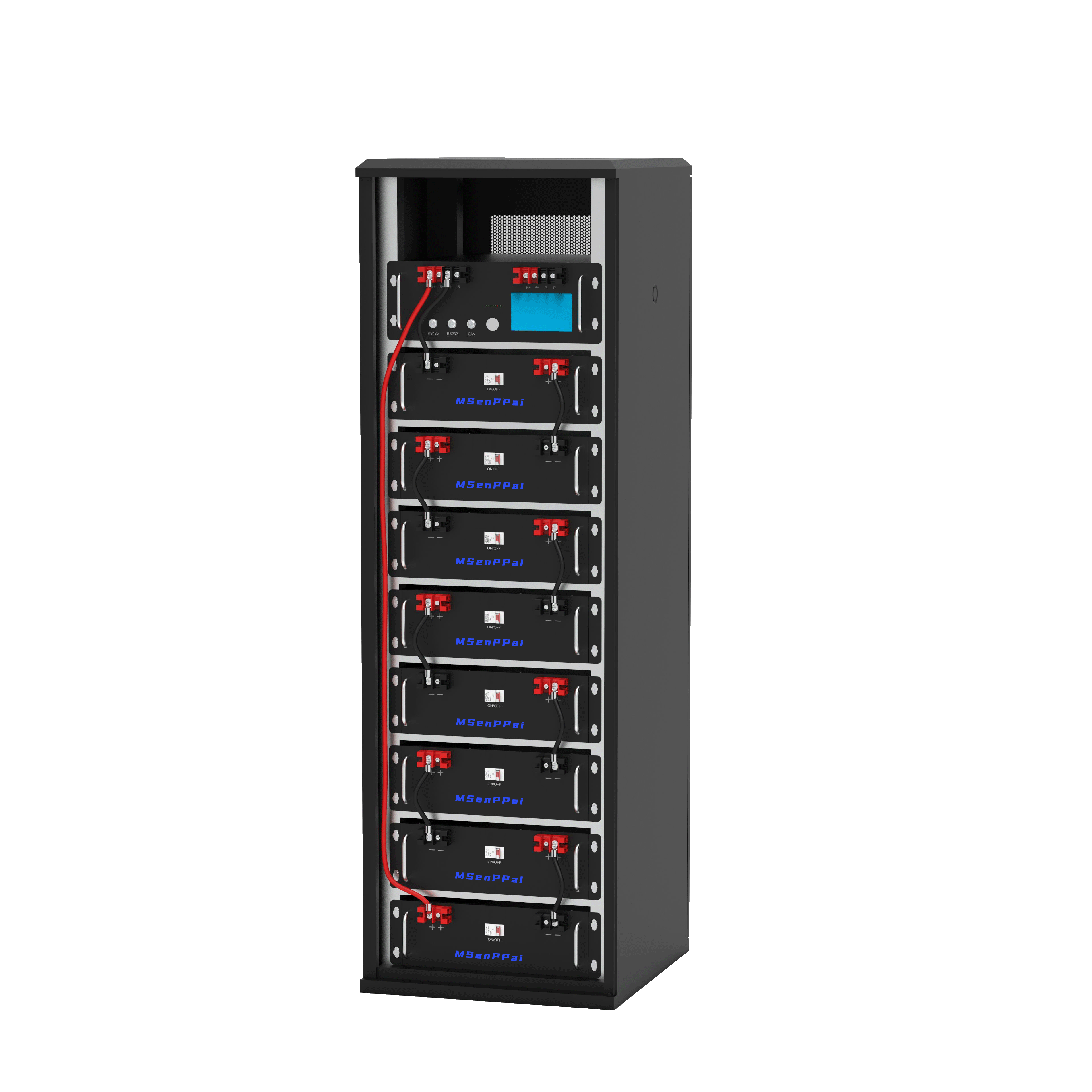 Stable operation, good heat dissipation, high-voltage energy storage battery cabinet