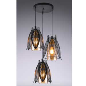 2023-26 Durable Three Head Blade Pendant Lamp