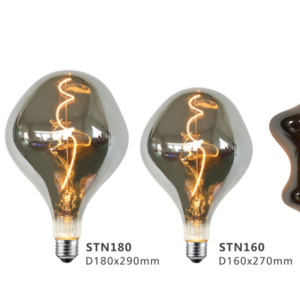 Smoky lamp, interior decoration, large pendant lamp, atmosphere filament lamp