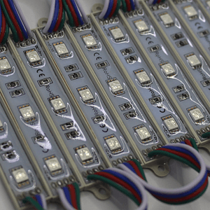 3 Lights 5050 RGB waterproof led module