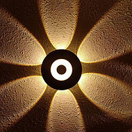 Die cast aluminum glass lens petal 6-head wall lamp
