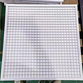 Explosion proof integrated suspended ceiling warehouse office grille light