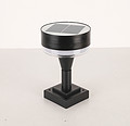 Optional RGB color solar column garden lamp