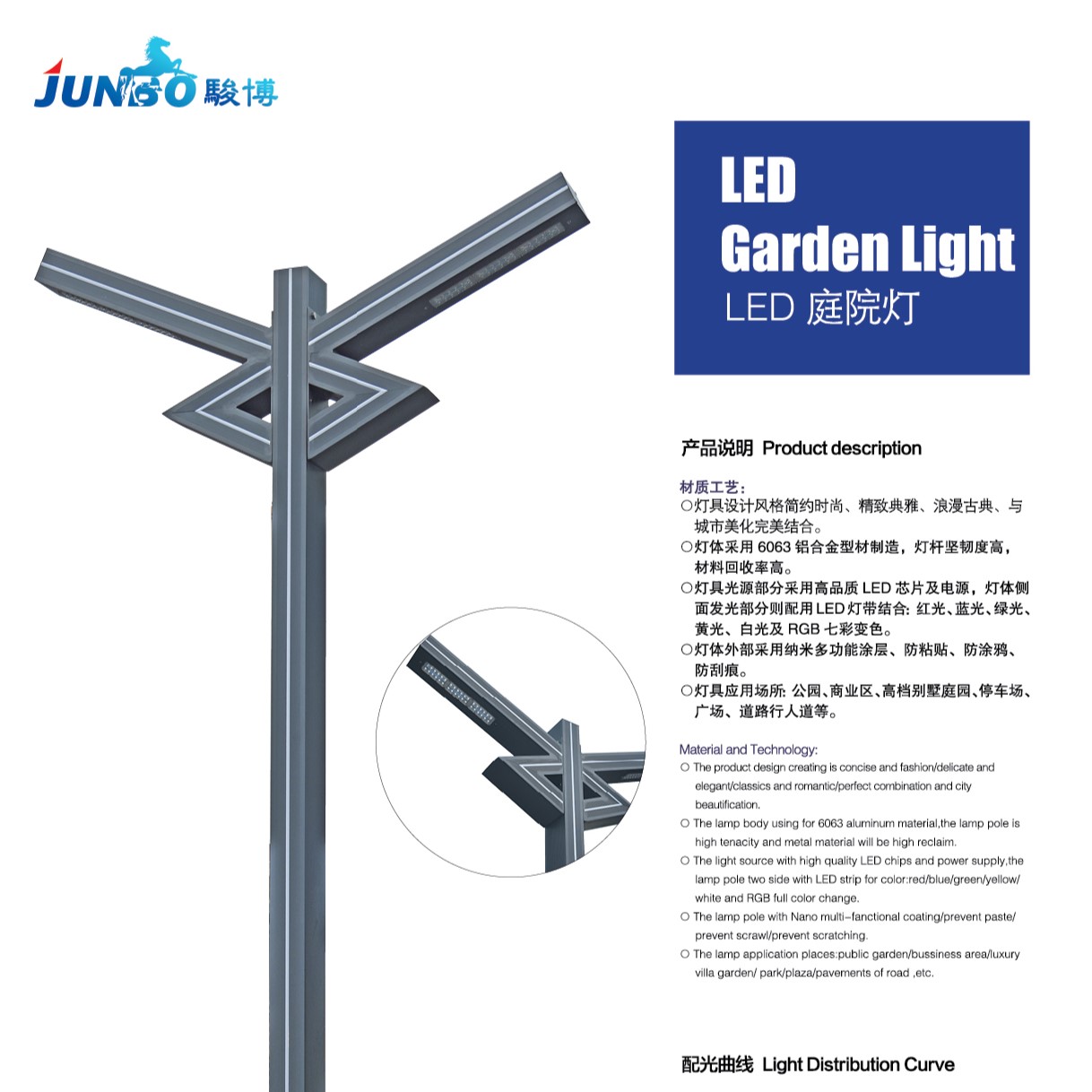 JB-GN010C1 Irregular LED garden Light