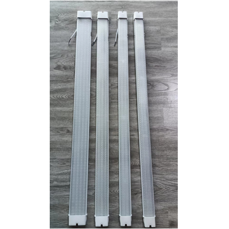 Dust proof support strip integrated long strip lamp tube