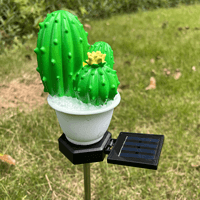 Cactus decorated outdoor garden landscape light