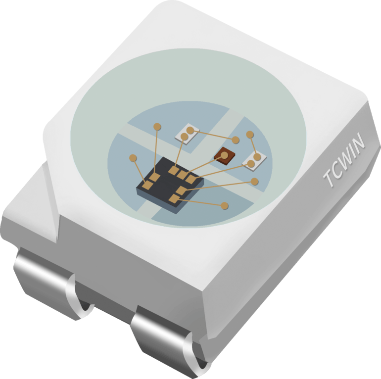 3528 Quad TX1812D Front Functional Semiconductor LED Light Source