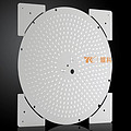 High thermal conductivity aluminum substrate circular white circuit board