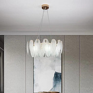 Feather fashion creative chandelier