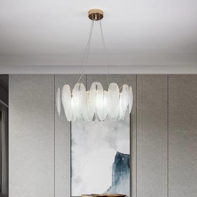 Feather fashion creative chandelier