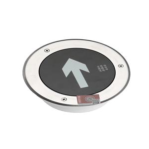 Fire ground evacuation indicator underground light
