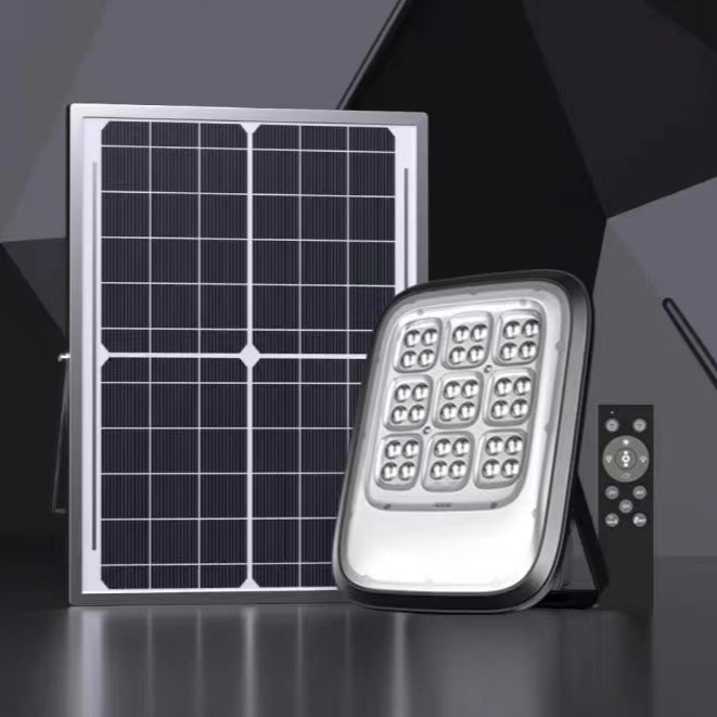 Solar outdoor courtyard rounded corner floodlight