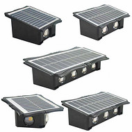 Solar outdoor courtyard wall washing lamp