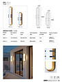 Simple long strip waterproof wall lamp