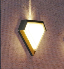 LED diamond spotlight outdoor wall light