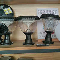 New type of cylindrical led solar garden lamp