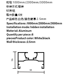 Integrated Bridge led track strip