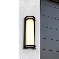 Simple LED cylindrical outdoor wall light