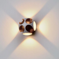 Irregular spherical led wall light