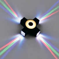 Multi-angle radioactive led wall light