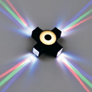 Multi-angle radioactive led wall light