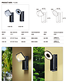 New outdoor led wall light