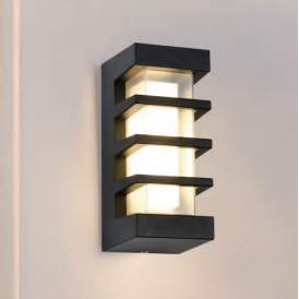 Rectangular LED wall light