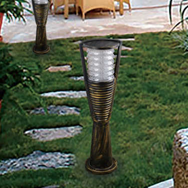 Modern Western-style standing patio lawn lights